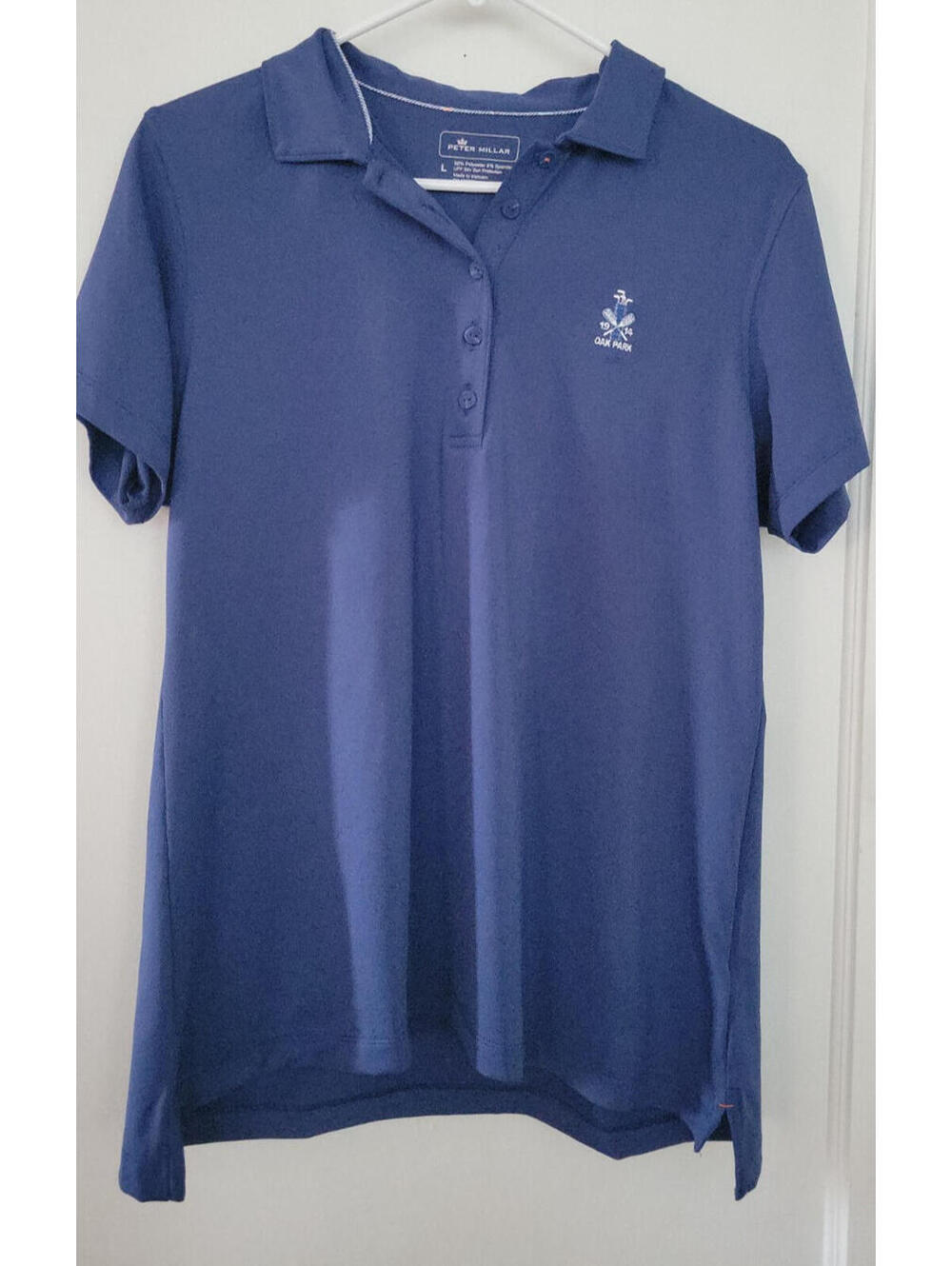 Peter Millar Crown Crafted Performance Golf Polo Shirt UPF 50+ L